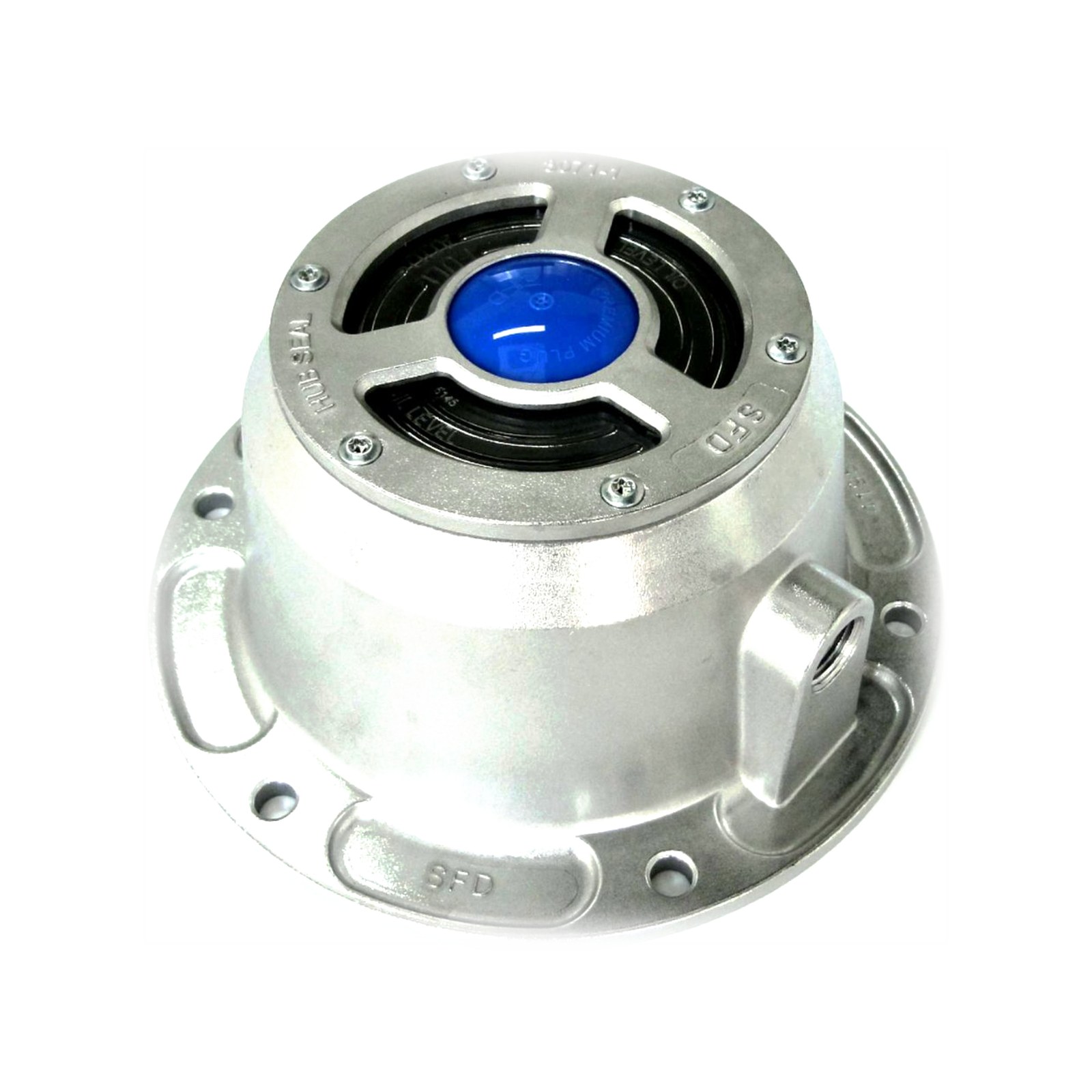 SO-4195P Aluminum Trailer Oil Hubcap 6-3/4in Bolt Circle 6 Hole (Shield Premium) - image 2
